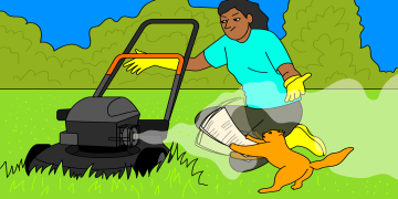 Pourquoi ma tondeuse fume blanc ?