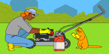 Pourquoi il y a une fuite d'essence sur ma tondeuse ?