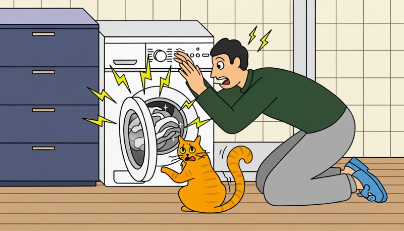 Image pour article : Pourquoi votre lave-linge donne des décharges électriques ?