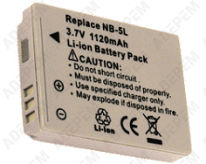 Batterie pour canon nb-5l 3,7v 1120mah