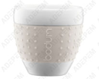 Tasse pavina 0,1l creme par 2