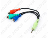 Adaptateur cable rca ( yuv )