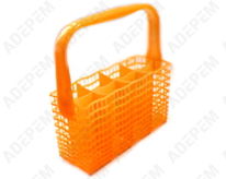 Panier a couverts orange