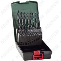 Coffret 19 forets metaux hss-r / din338