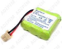 Batterie 3,6v - 300mah ni-mh adaptable