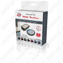 Kit Filtre Rowenta - Filtre HEPA + Filtre Rond Zr005901 (181331) Neuf