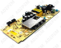 Carte D'alimentation Techwood Ref 20539489 / 17IPS17-2 Pour TV VL22TV1201HD