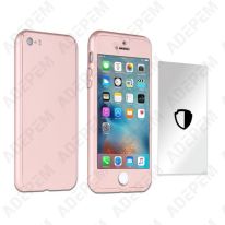 Coque 360°rose gold pour iphone 7