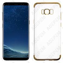 Coque transparente gold samsung s8