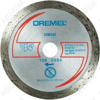 Disque diamant pour carrelage de sol pour Outil multifonction Dremel, Retrait magasin gratuit