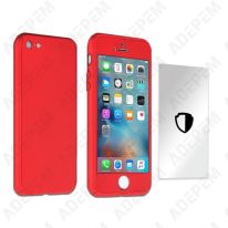 Coque 360°rouge pour iphone 7