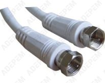 Cordon coaxial fiche f m/m 10m