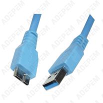 Cable usb3 male / micro b male 1,80m