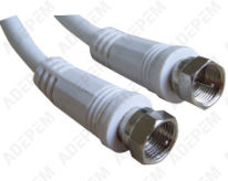 Cordon coaxial fiches f m/m 2,5m