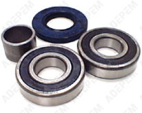 Kit Palier Complet Pour Lave-linge Whirlpool - Cage + Roulement, Gauche Ou Droit, Neuf Sous Emballage