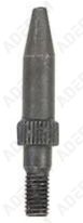 233-Embout Pommeau Nickel Mat pour tringle 20mm - Materiel et
