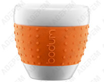 Tasse pavina 0,1l orange par 2