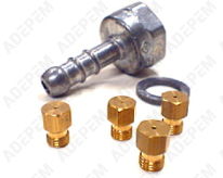 Injecteur, gicleur gaz butane propane diam 0.77 d'origine ARTHUR MARTIN,  ELECTROLUX, AEG, ZANUSSI 3544004892