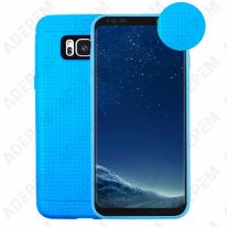 Coque perforee bleue samsung s8