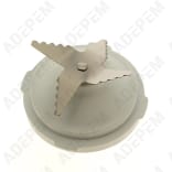 Piastra di base + coltello per ciotola del mixer