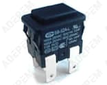 Interruptor negro de 4 polos