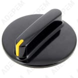 Botón negro del temporizador