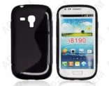 Custodia in silicone galaxy s3 mini nero
