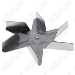 Hélice de ventilateur d=150mm, 74X6900