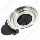 Portavasos negro de 1 taza