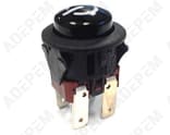 Interruttore on/off nero a 4 pin