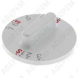 Pulsante timer bianco