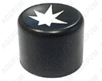 Pulsador de encendido negro 00027079
