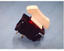 Interruttore bianco a 2 pin