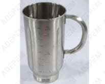 Recipiente de acero inoxidable desnudo