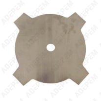 cuchilla de 4 dientes d=250mm agujero=25mm 295501-0