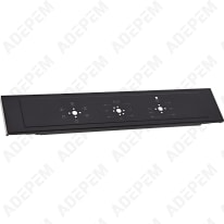 Bandeau de commande noir 60cm 140194052118