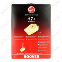 h7 hoover bolsas, juego de 5