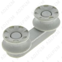 Riel superior giratorio