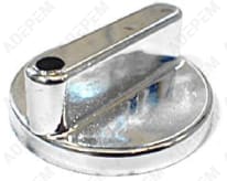 Botón temporizador cromado