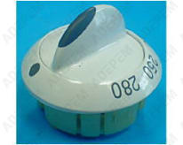 Pulsante del timer del forno bianco 250944095