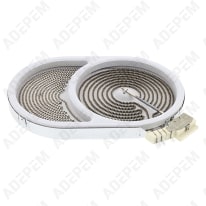 Chauffage radiant double ovale 140057373015