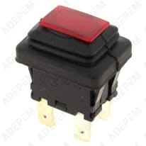 Interruptor de vapor naranja de 4 polos