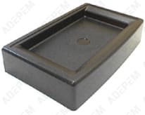 Cubo de recogida negro