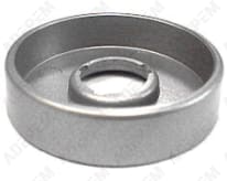 Cuello abotonado gris