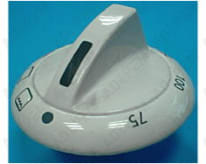 Botón blanco del horno