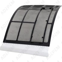 Rejilla del filtro de polvo recta 4055388658