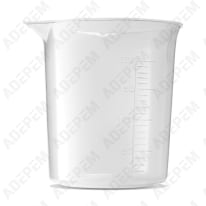 Bicchiere graduato da 200 ml in PP 5.394-986.0