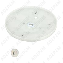 Poulie complète en plastique d=273mm Omega 4055747333
