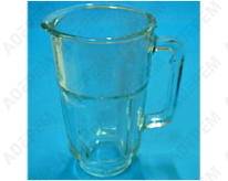Vaso de cristal desnudo