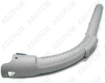 Mango de manguera gris claro